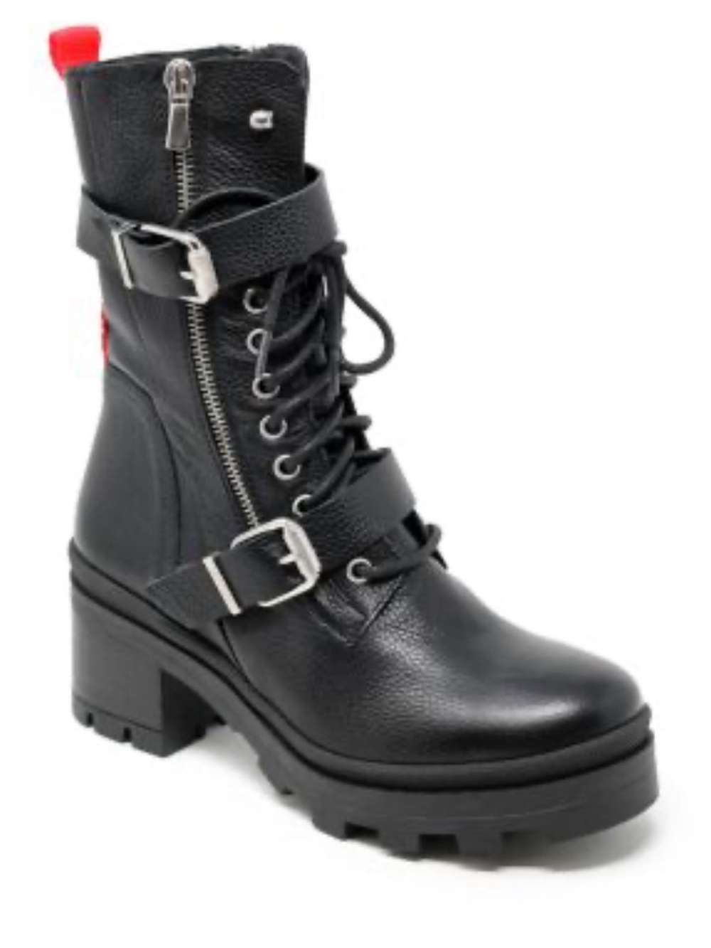 Charles David Jessy Moto combat boot